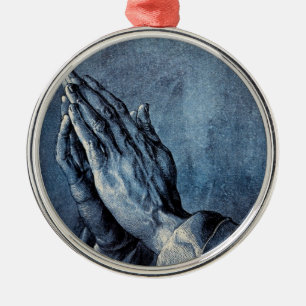Folded Hands Prayer - Durer Metal Ornament