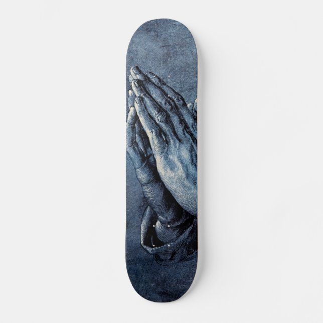 Folded Hands Prayer - Durer Skateboard (Front)