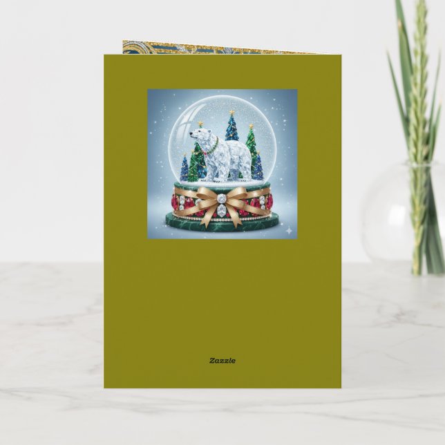 Folded Holiday Card (Back)
