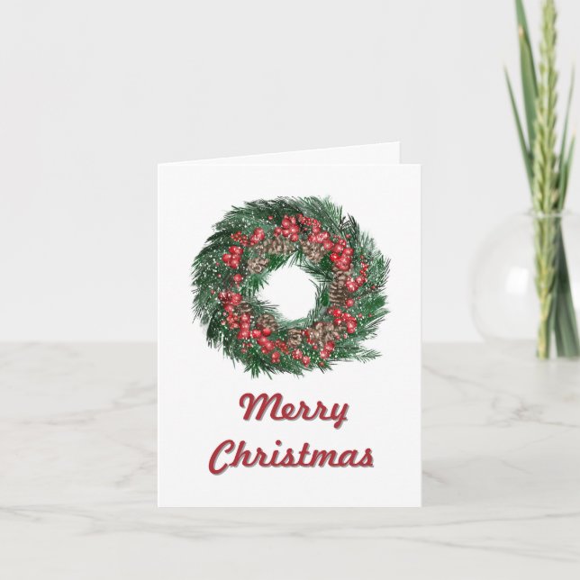 Folded Holiday Card (Front)