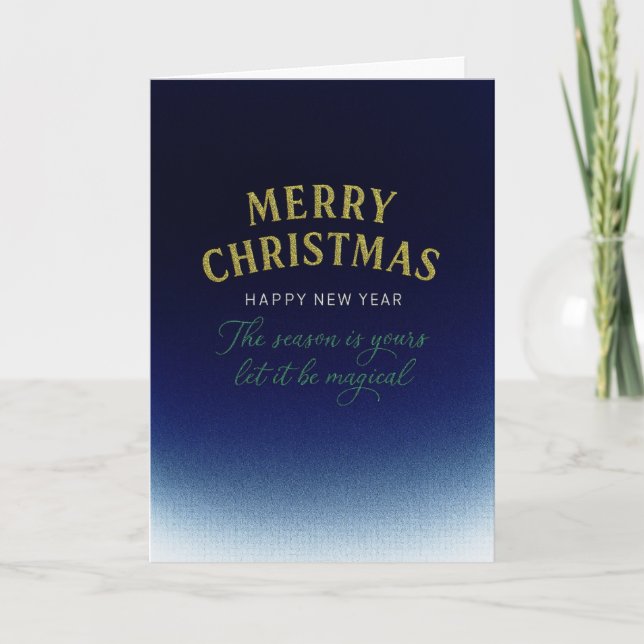 Folded Holiday Card Christmas (Front)