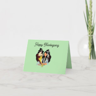 Folded Holiday Card : Thanksgiving Blessing
