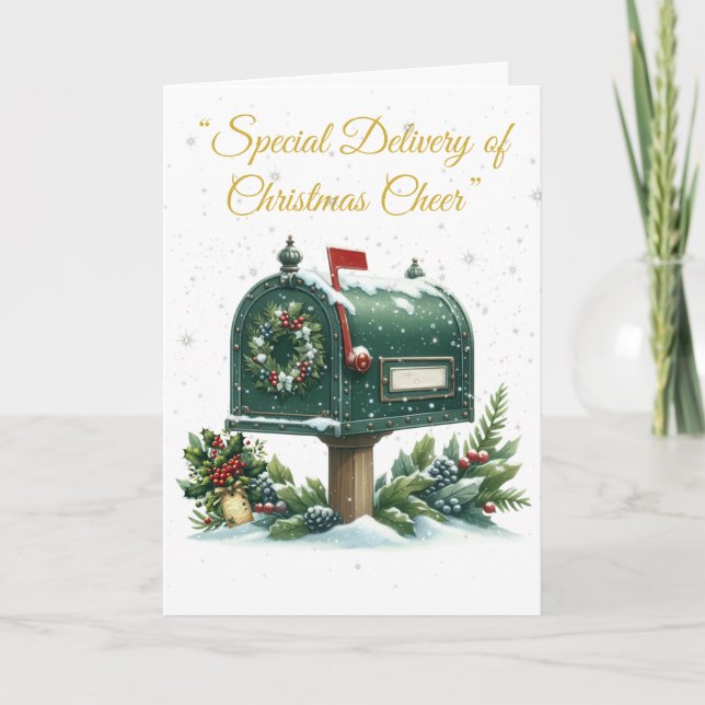 Folded Holiday Card-Victorian Splendour Card (Front)