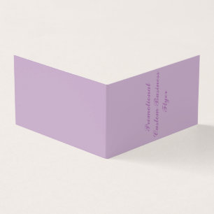 Folded Horizontal Book Business Card
