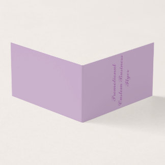 Folded Horizontal Book Business Card