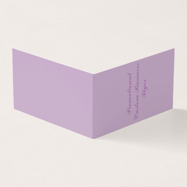 Folded Horizontal Book Business Card (Outside)