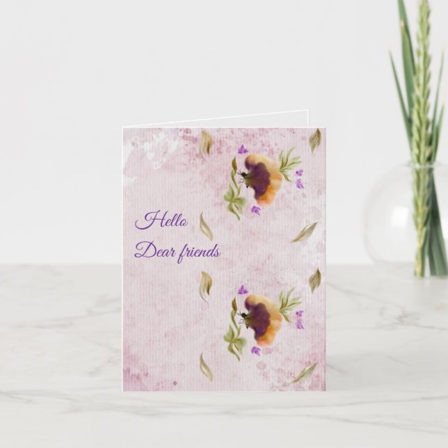 Folded invitation  (Front)