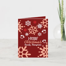 Folded Invitation Merry Christmas