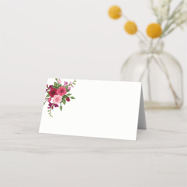 Folded Name Place Card (Front)