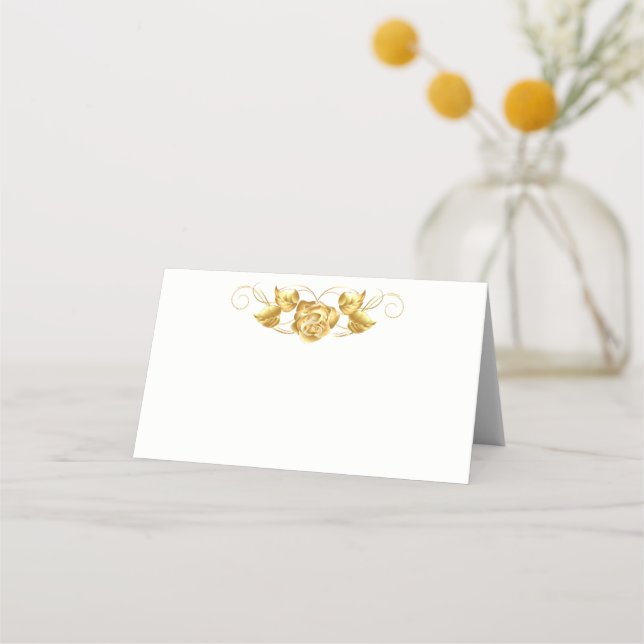 Folded Name Place Card (Front)