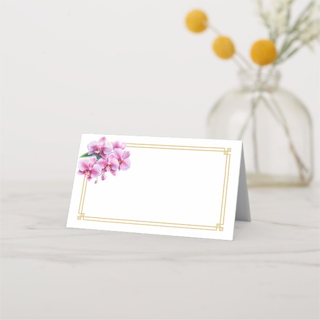 Folded Name Place Card (Front)