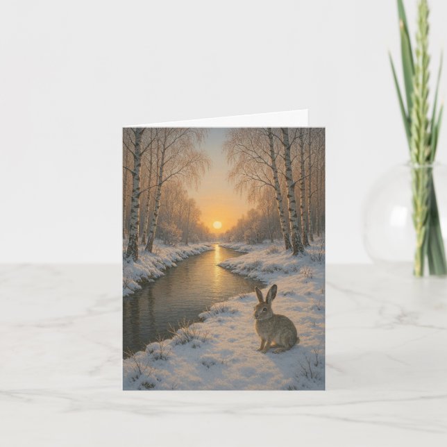 Folded New Year's card  (Front)