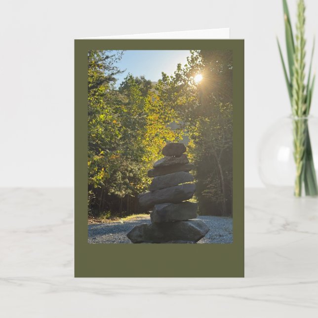 Folded Note Card - Sunset (Front)