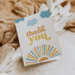 Folded Sun Thank You Cards<br><div class="desc">Sun Thank You Card
Ready to be personalised by you!</div>