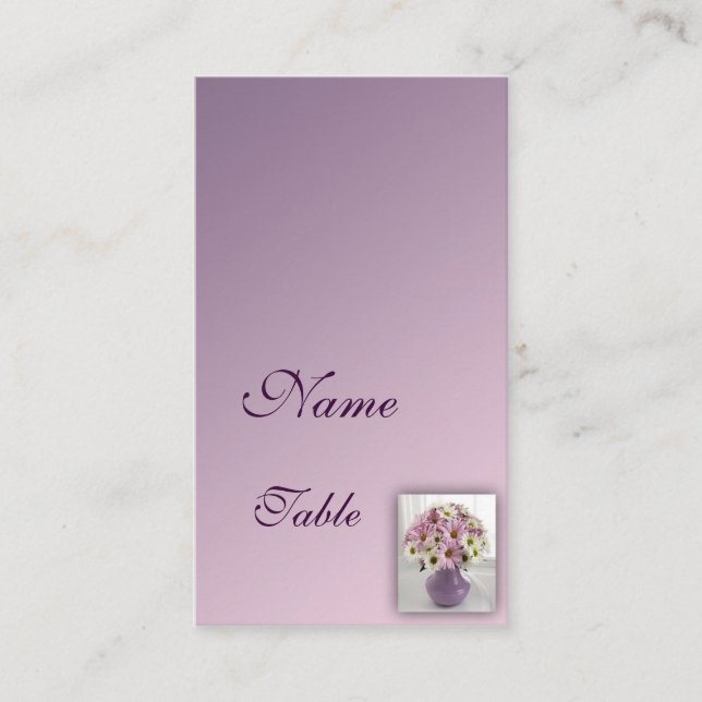 Folded Table places card (Front)