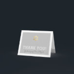FOLDED THANK YOU bar mitzvah gold star of david<br><div class="desc">[ NOTE - THE GOLD EFFECT IS A PRINTED PICTURE ] A modern, simple design for a THANK YOU CARD Setup as a template it is simple for you to add your own details, or hit the customise button and you can add or change text, fonts, sizes etc TIP ::...</div>