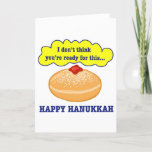 Folded Thank You Card<br><div class="desc">Hanukkah humour</div>