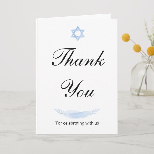 Folded Thank You Card (Front)