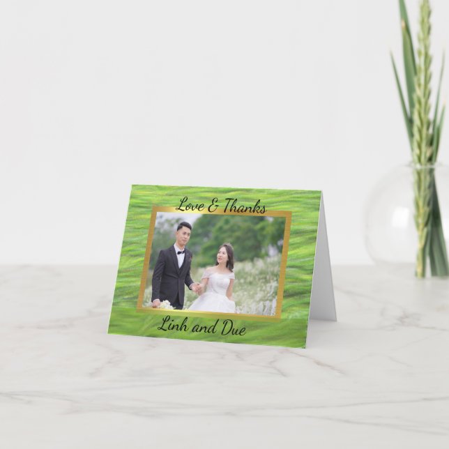 Folded Thank You Card (Front)