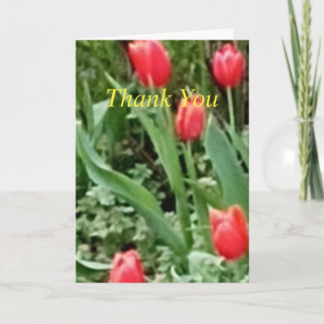 Folded Thank You Card (Front)