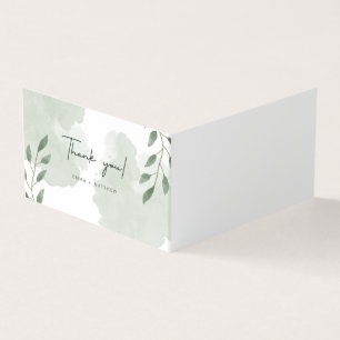 Folded Thank You Card