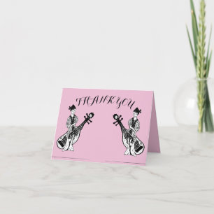 Folded Thank You Card : Geisha Girls