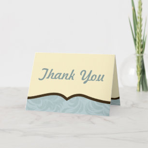 Folded Thank You Card I Moustache You a Question