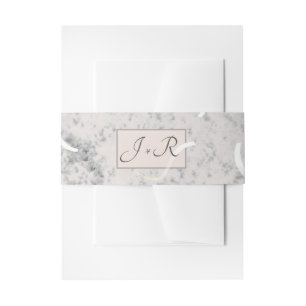 Folded Thank You Card Invitation Belly Band