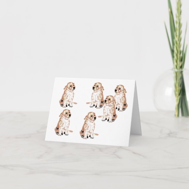 Folded Thank You Card ;  Labrador Retriever (Front)