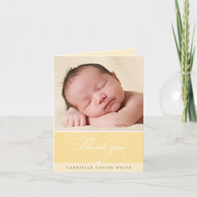 FOLDED THANK YOU CARD :: lovely type 2 (Front)