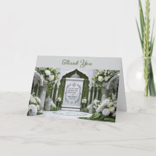 Folded Thank You Card Personalised _Islamic