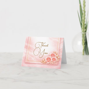 Folded Thank You Card Wedding