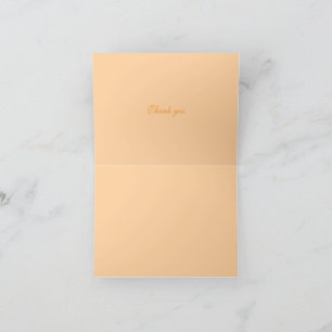Folded thank you cards 