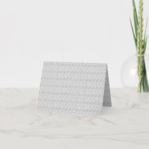 Folded Thank You Cards   Elegant Black & White