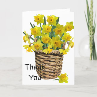 Folded Thank you  Greeting Card