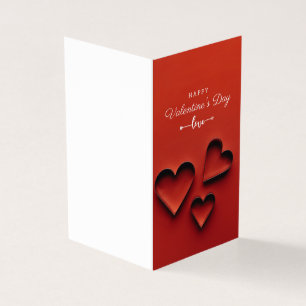 Folded Valentine's Day Card