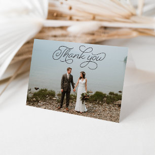 Folded Wedding Thank You Card