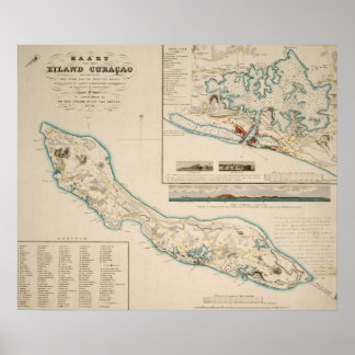 Folder of Curaçao 1836 Poster