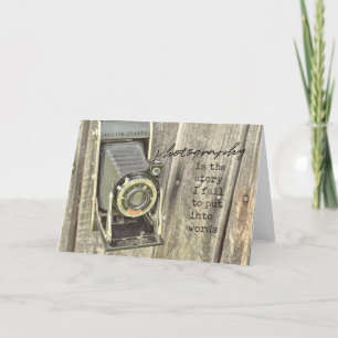 FOLDING CAMERA Greeting Card