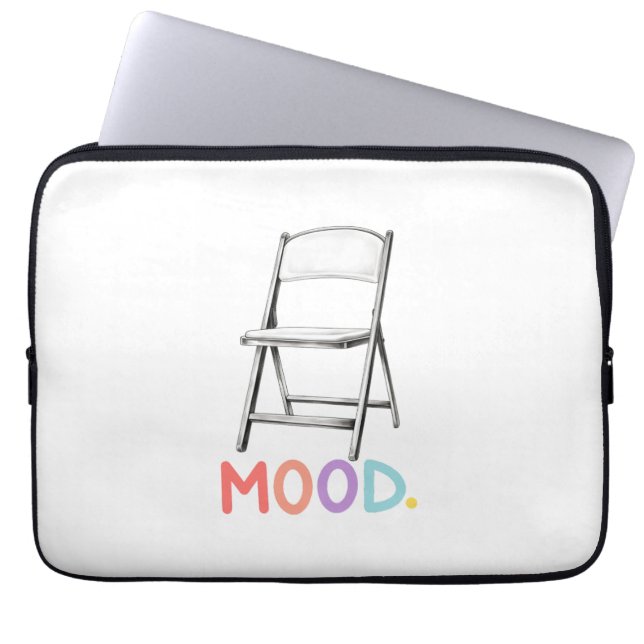 Folding Chair Mood Montgomery Alabama Brawl Laptop Sleeve (Front)