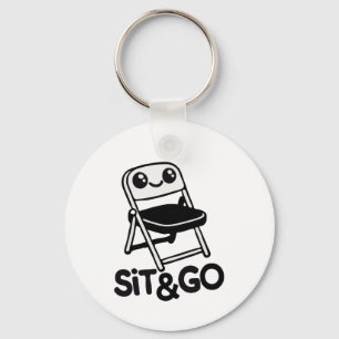 Folding Chair Sit & Go Key Ring