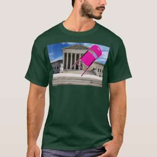 Folding Chair To The Supreme Court Pink Front TShi T-Shirt