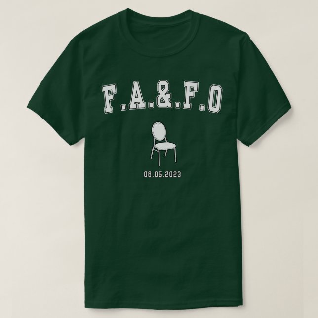 Folding Chair TShirt (Design Front)