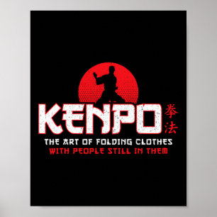 Folding Clothes - American Kenpo Karate - Karateka Poster