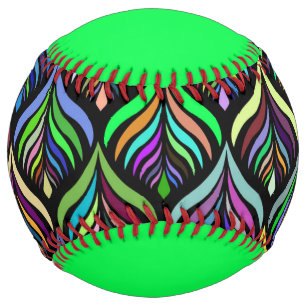 Folding Colours Abstract Rainbow Softball