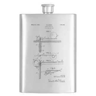 FOLDING GOLF TEE BAG -  Drinks Flask