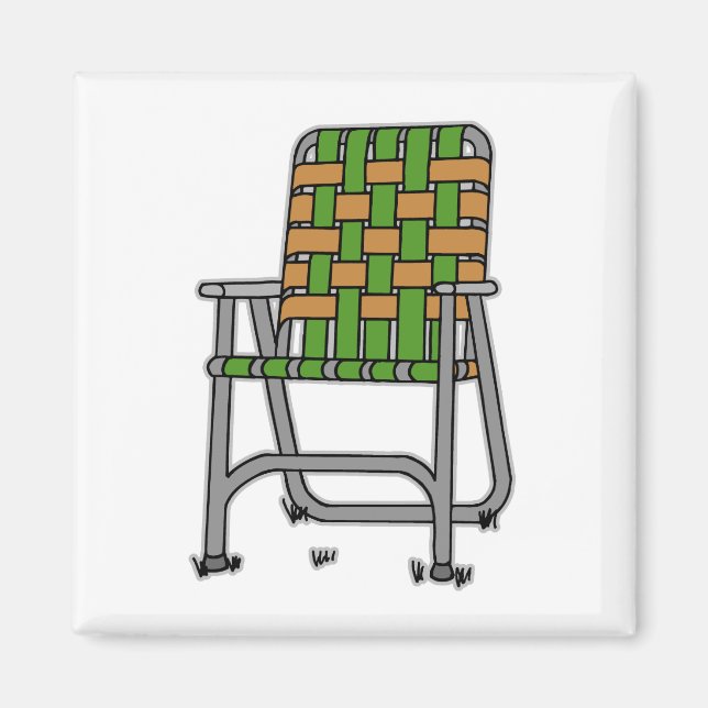 Folding Lawn Chair Magnet (Front)