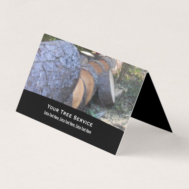 Folding Tree Service Business Cards (Front)