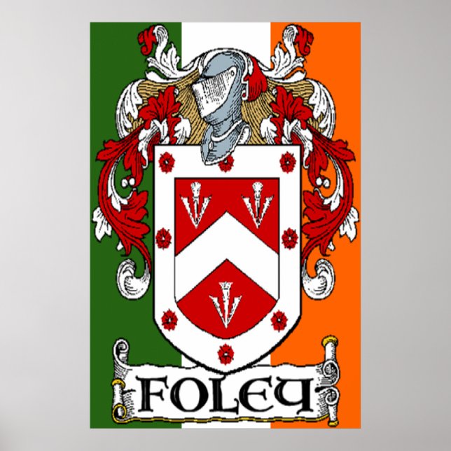 Foley Coat of Arms Print (Front)