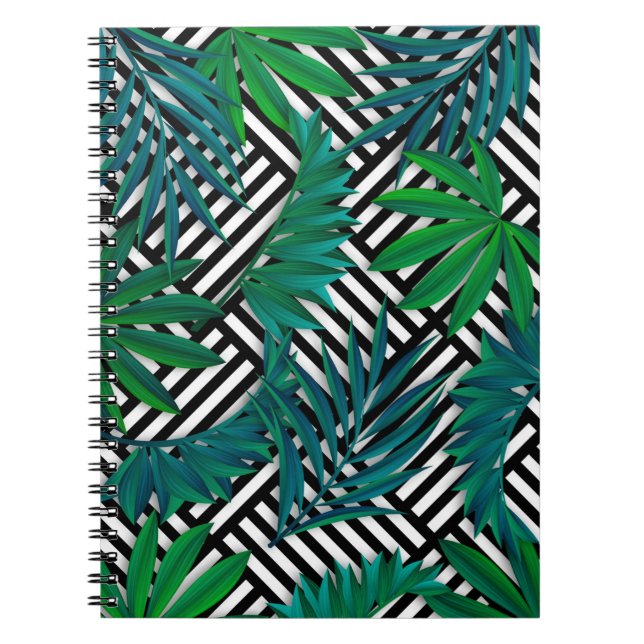 Foliage and Stripes Notebook (Front)